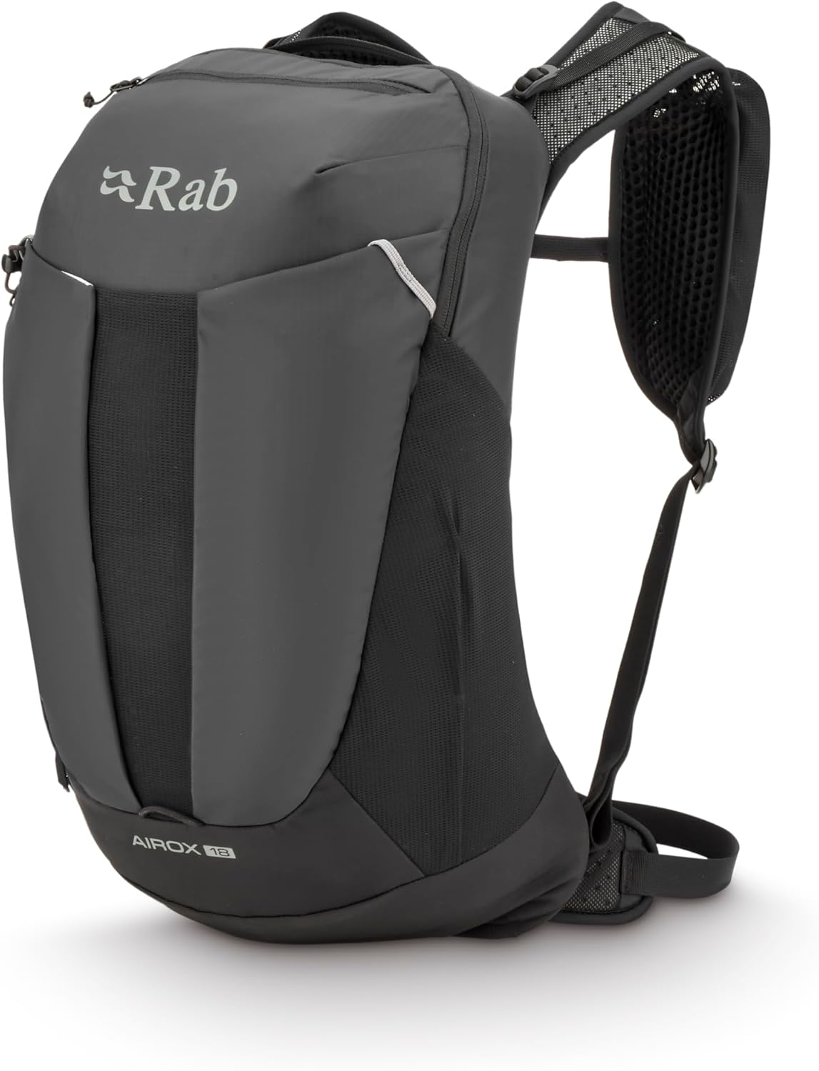 Rab Aeon 20L lightweight daypack in graphite grey with mesh back panel